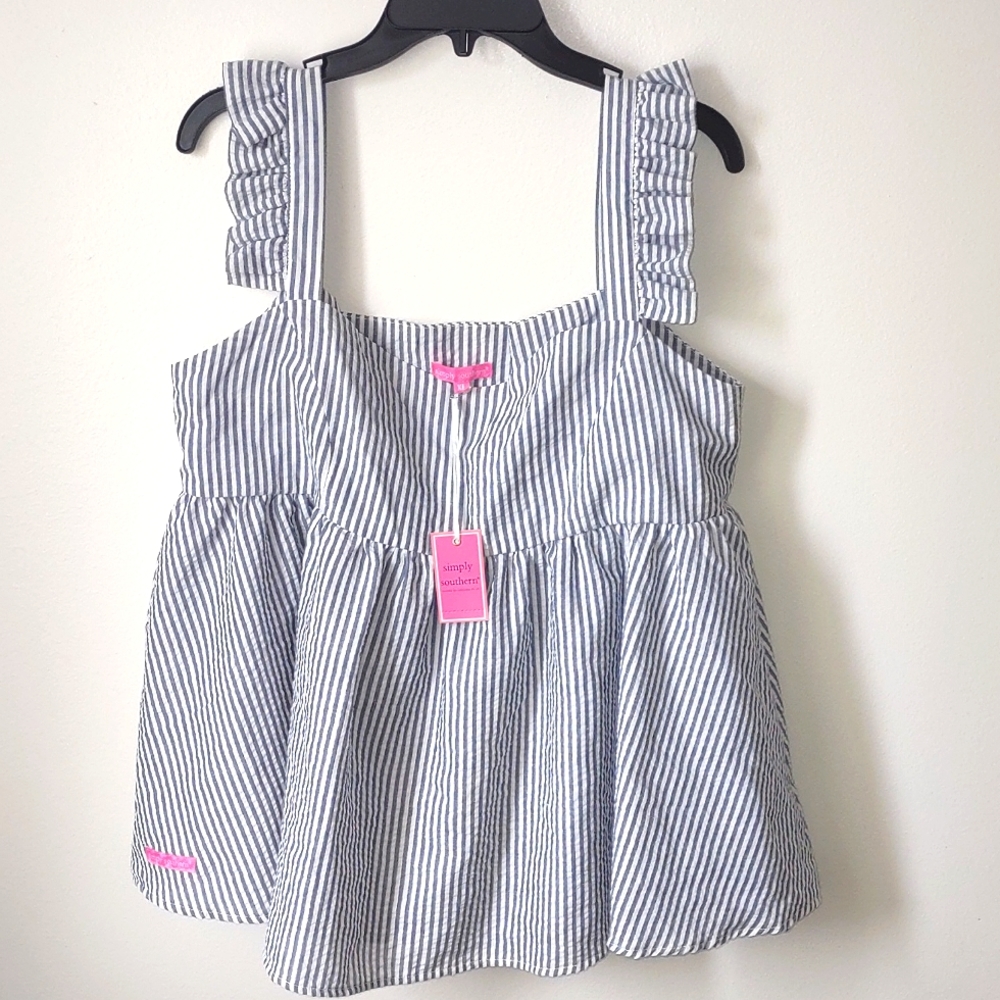 NWT Simply Southern Women's XL Baby Doll Style Shirt